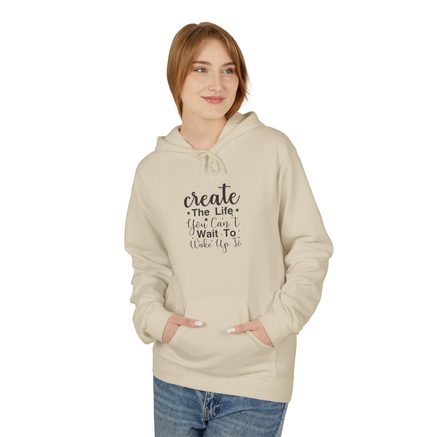 Positive Vibes Unisex Hoodie, Inspirational Quote Sweatshirt, Motivational Hooded Jumper, Cozy Pullover, Life Goals Graphic Sweater