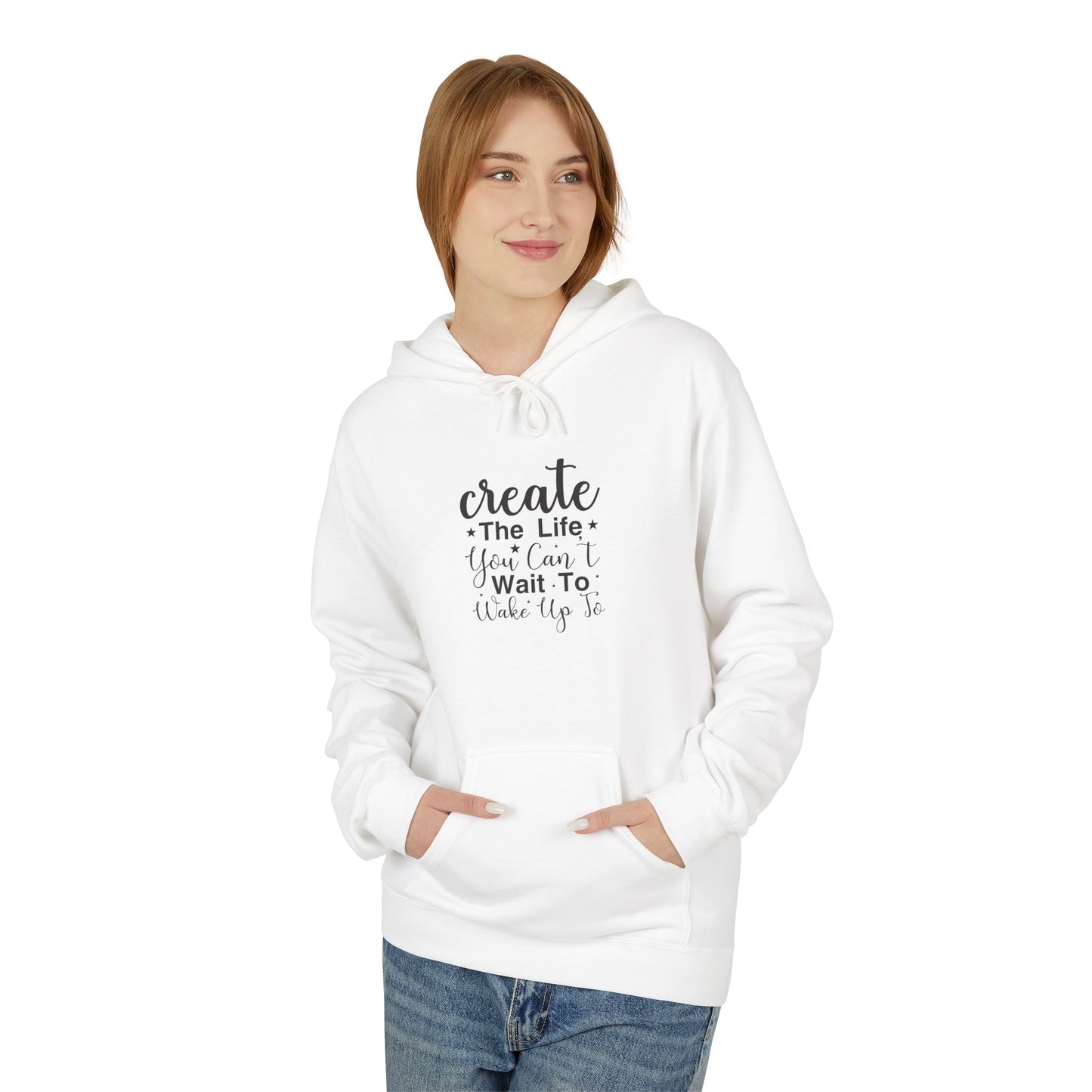 Positive Vibes Unisex Hoodie, Inspirational Quote Sweatshirt, Motivational Hooded Jumper, Cozy Pullover, Life Goals Graphic Sweater