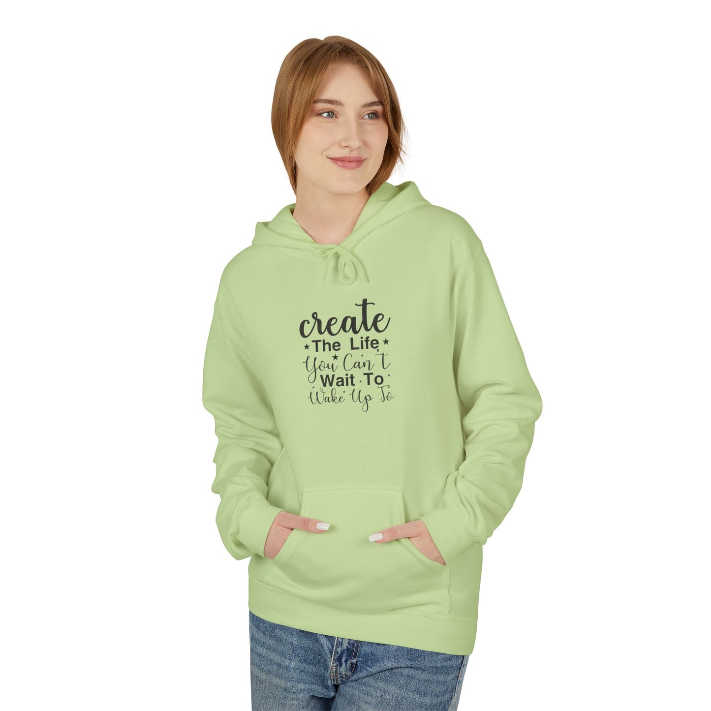 Positive Vibes Unisex Hoodie, Inspirational Quote Sweatshirt, Motivational Hooded Jumper, Cozy Pullover, Life Goals Graphic Sweater