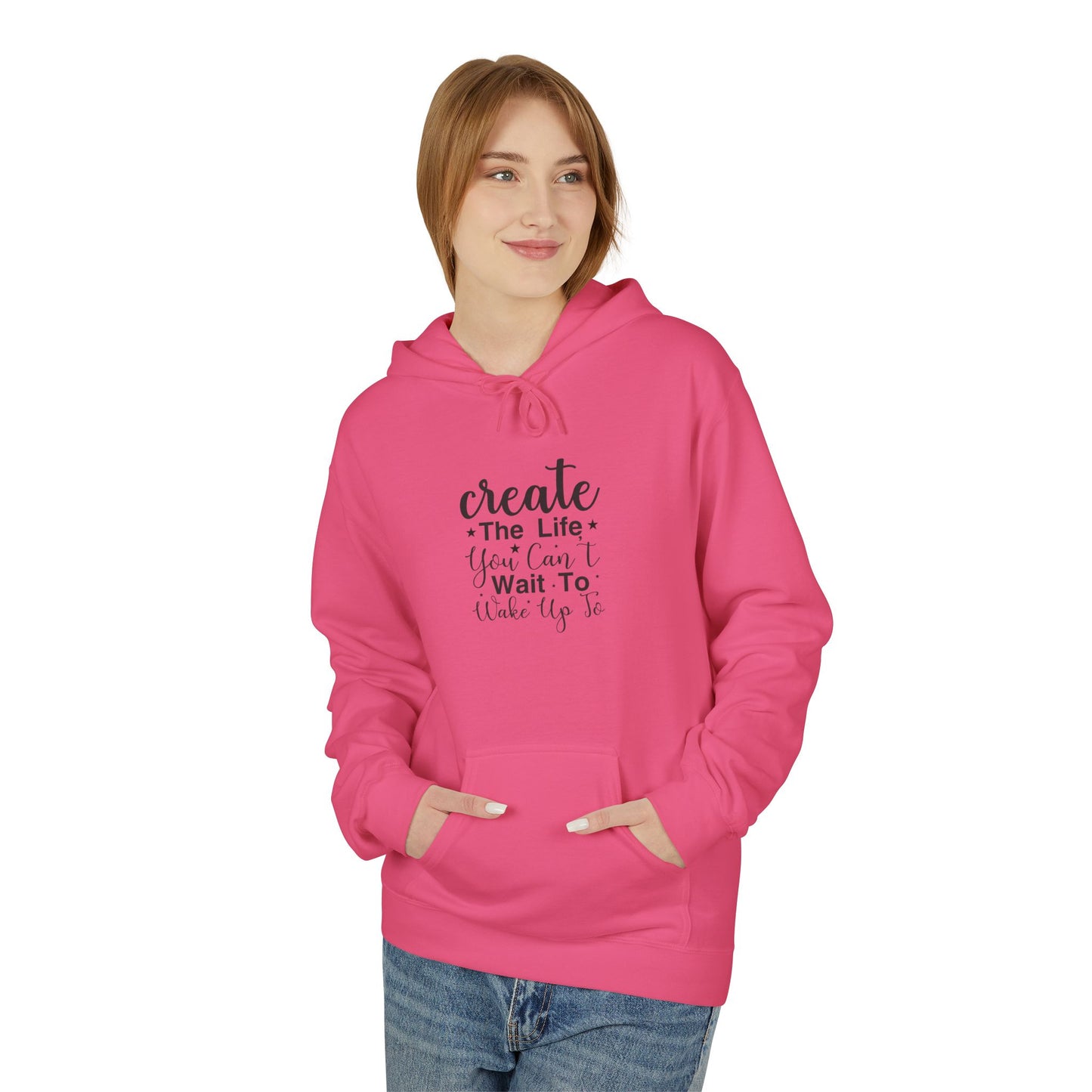 Positive Vibes Unisex Hoodie, Inspirational Quote Sweatshirt, Motivational Hooded Jumper, Cozy Pullover, Life Goals Graphic Sweater