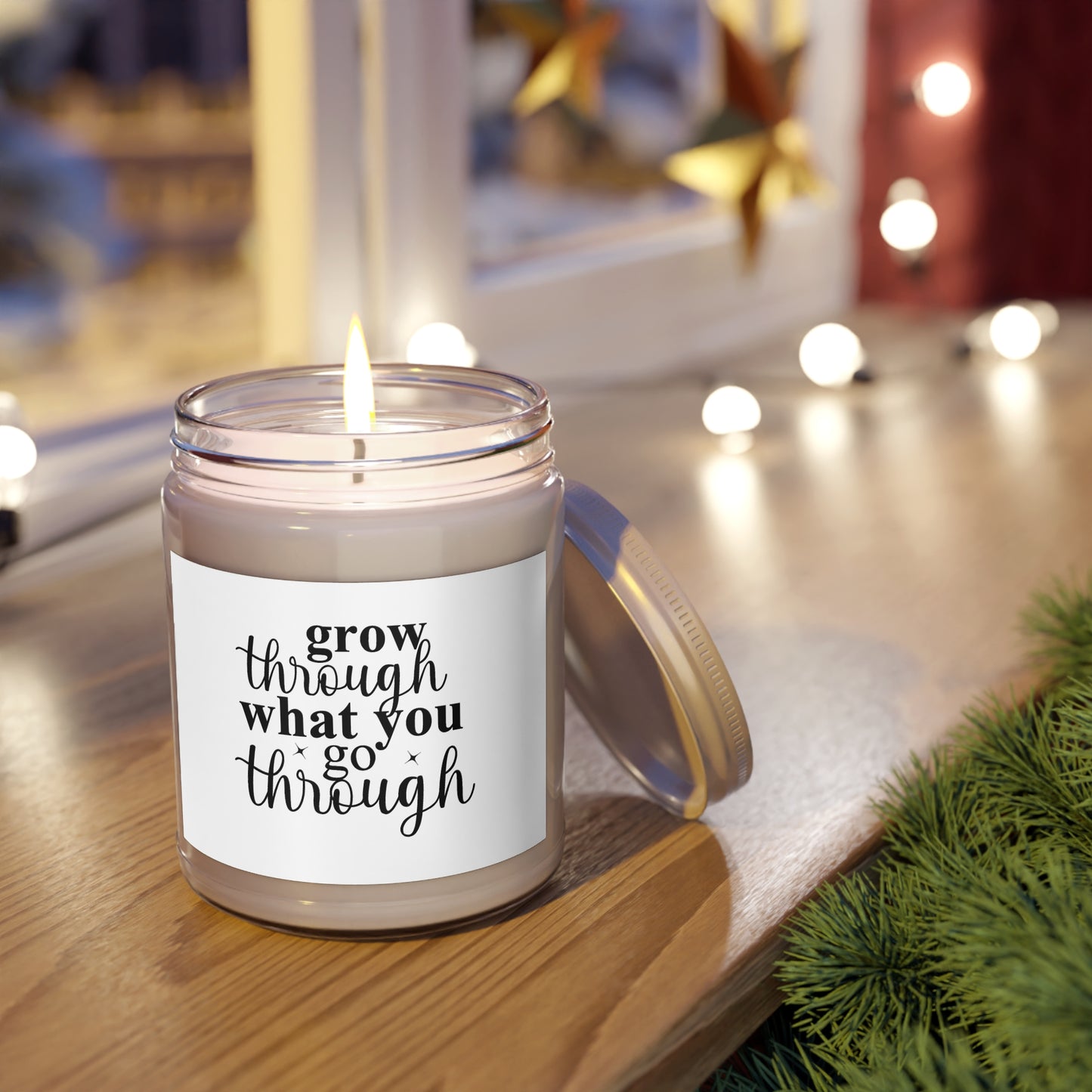 Grow through what you go through Scented Candles, 9oz