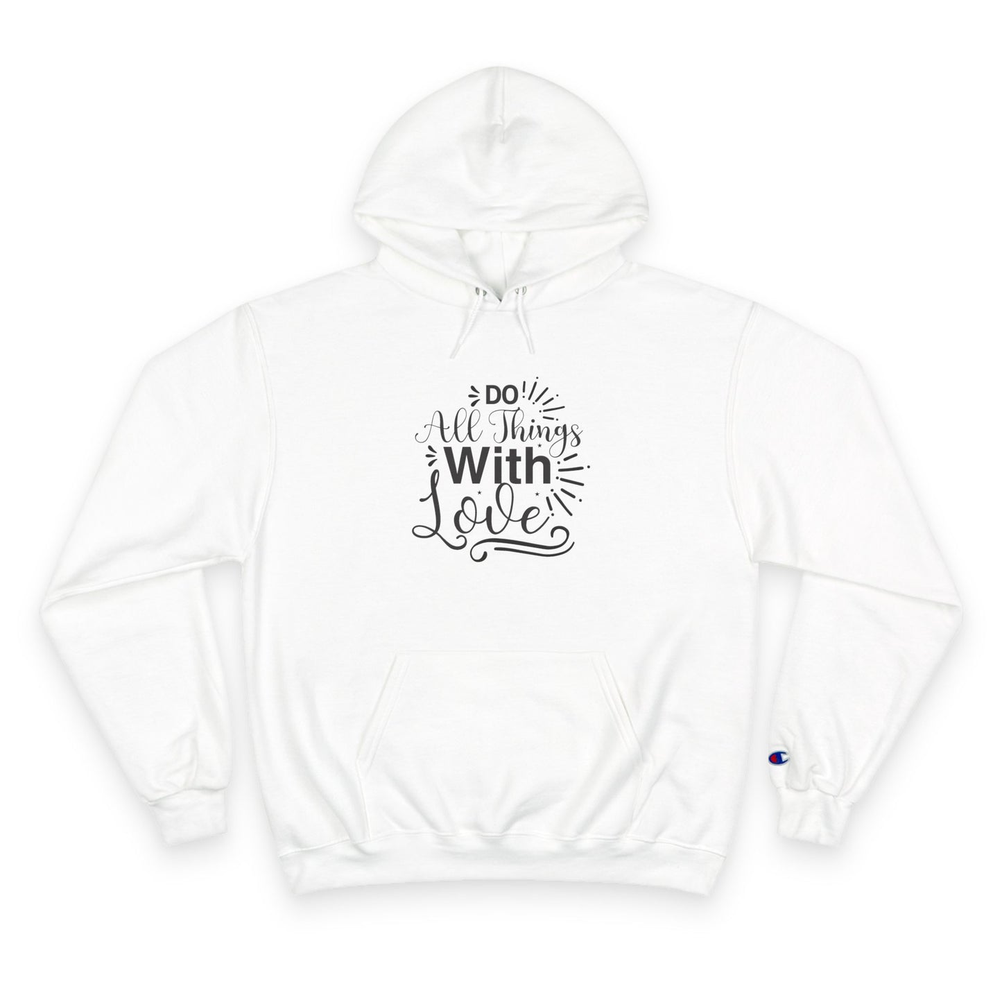 Love Champion Hoodie, Inspirational Sweatshirt, Motivational Pullover, Cozy Jumper, Positive Vibes Clothing