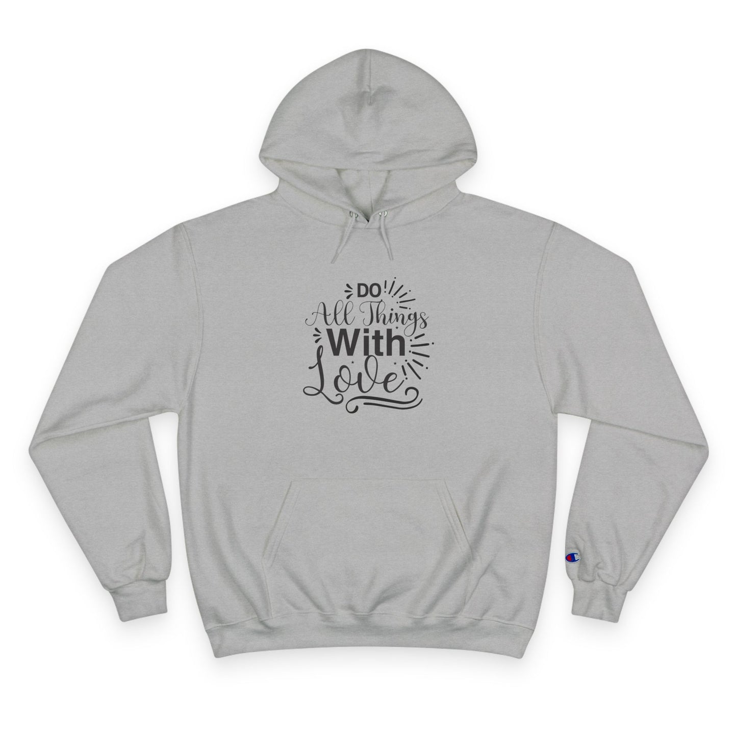 Love Champion Hoodie, Inspirational Sweatshirt, Motivational Pullover, Cozy Jumper, Positive Vibes Clothing