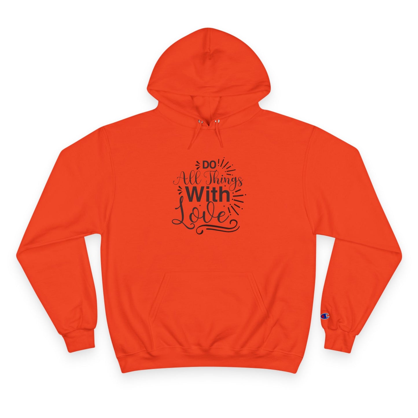 Love Champion Hoodie, Inspirational Sweatshirt, Motivational Pullover, Cozy Jumper, Positive Vibes Clothing