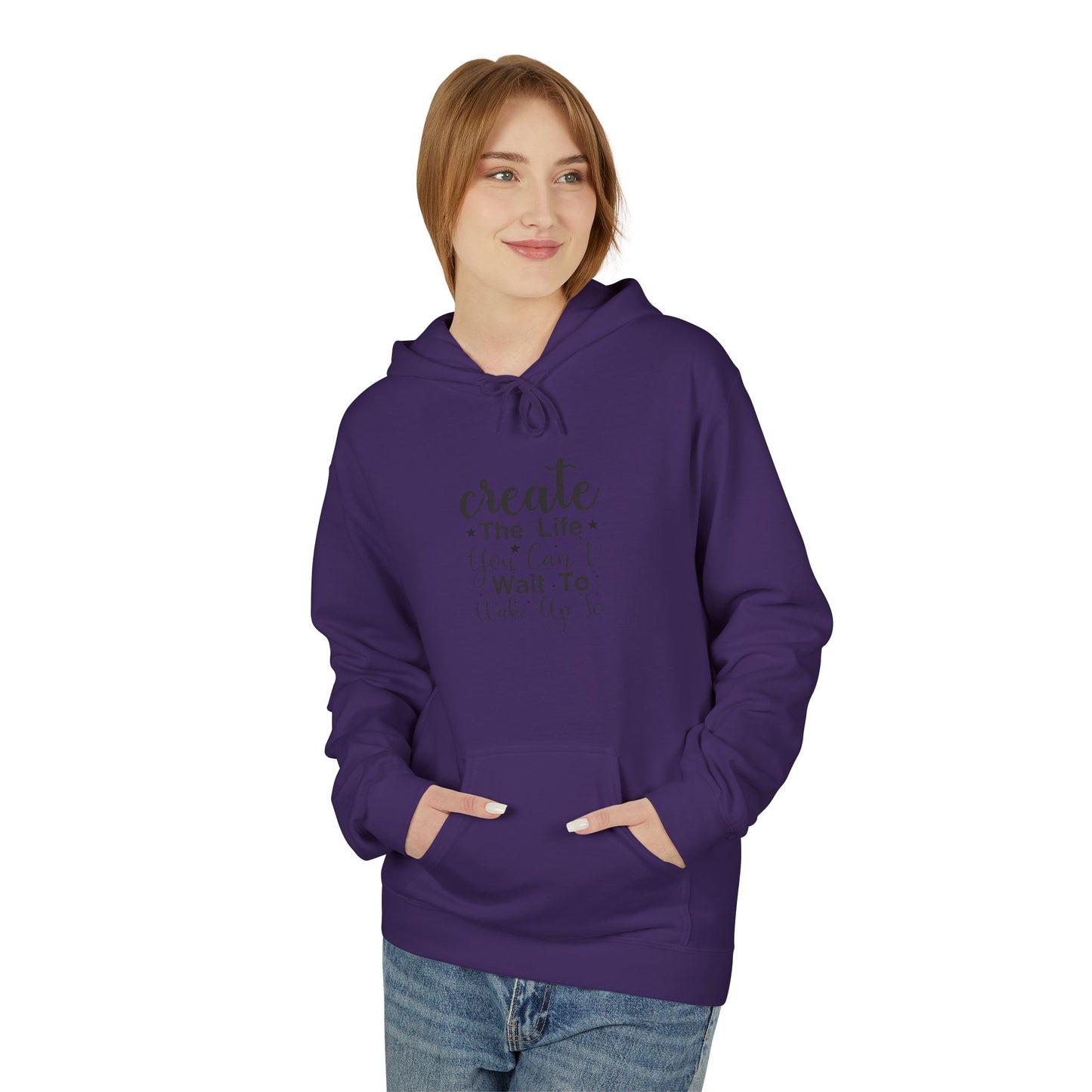 Positive Vibes Unisex Hoodie, Inspirational Quote Sweatshirt, Motivational Hooded Jumper, Cozy Pullover, Life Goals Graphic Sweater