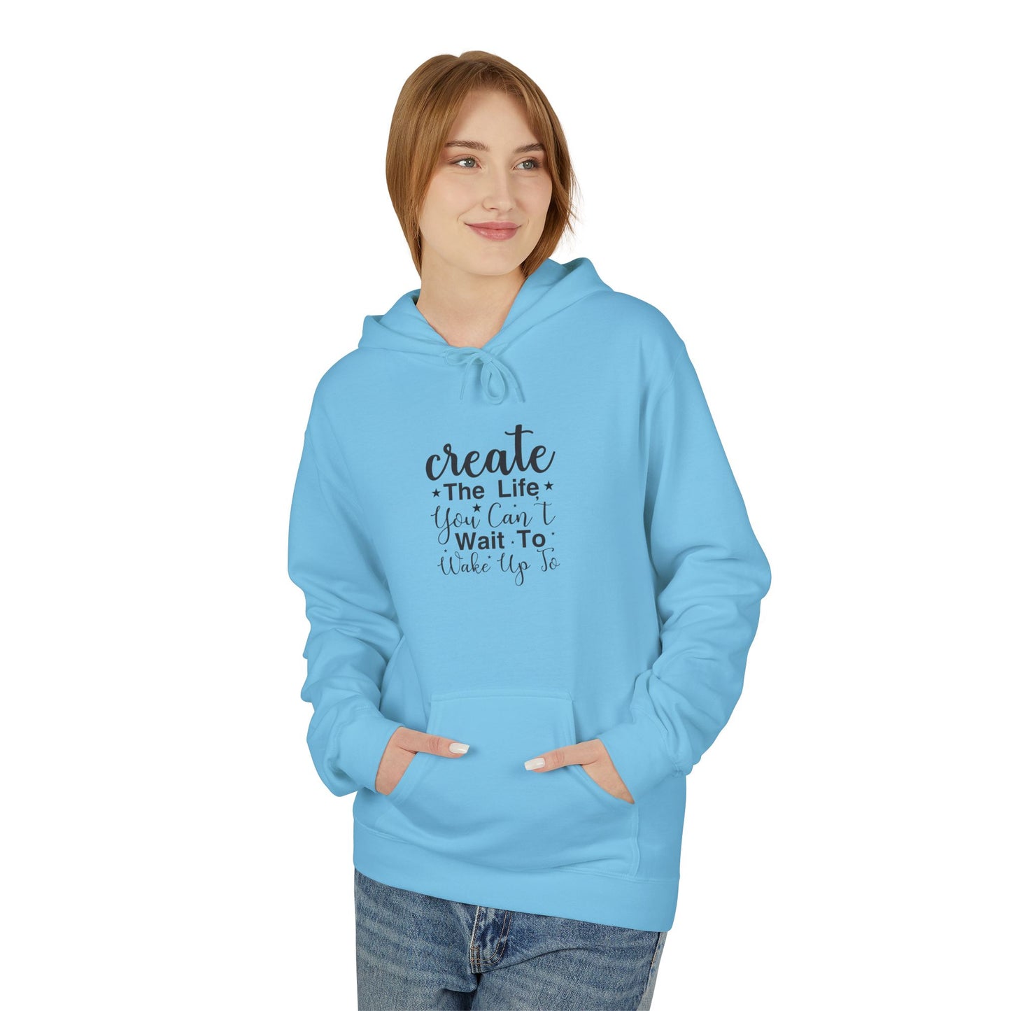 Positive Vibes Unisex Hoodie, Inspirational Quote Sweatshirt, Motivational Hooded Jumper, Cozy Pullover, Life Goals Graphic Sweater