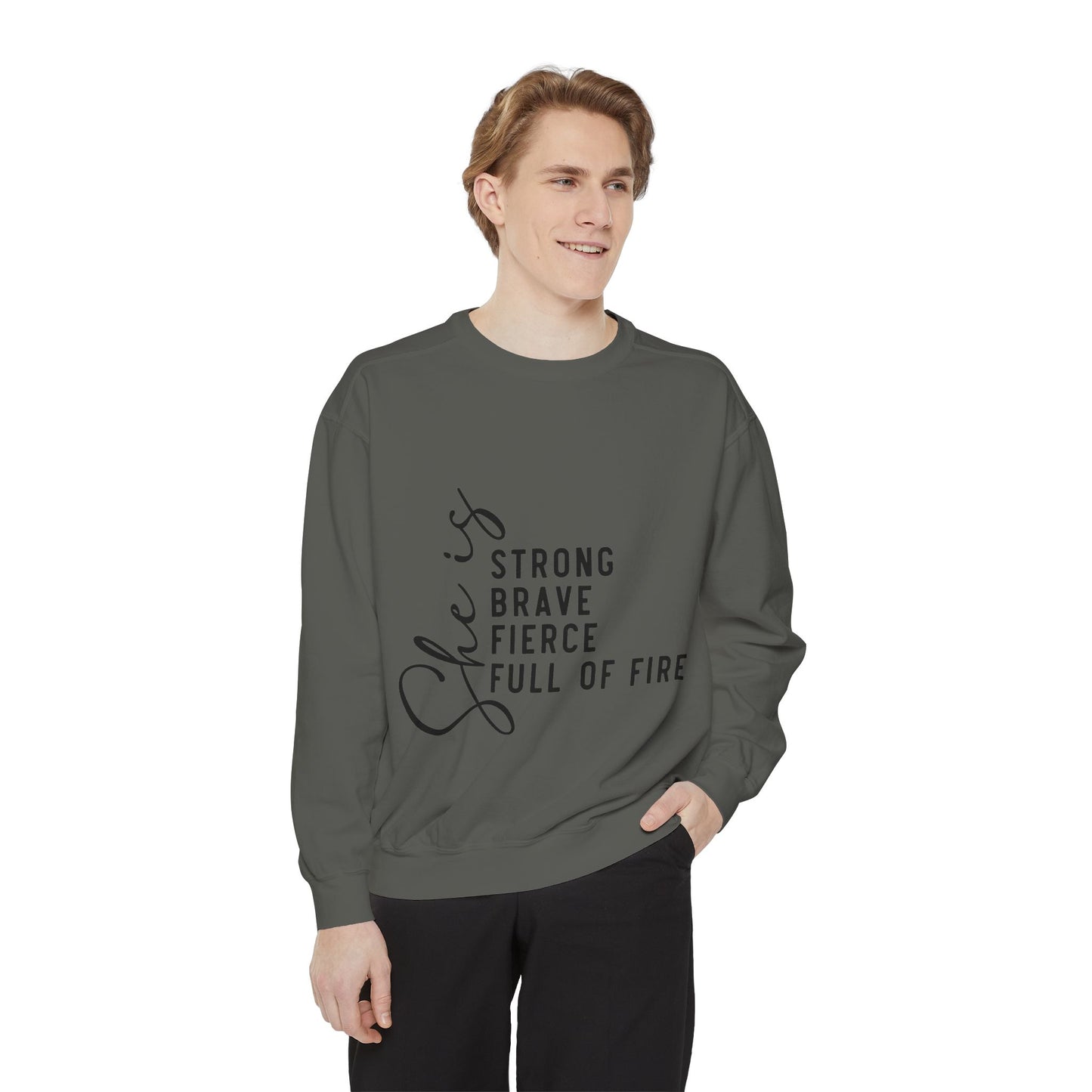 Unisex Garment-Dyed Sweatshirt