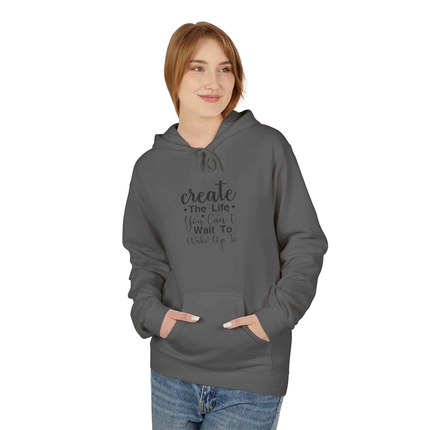 Positive Vibes Unisex Hoodie, Inspirational Quote Sweatshirt, Motivational Hooded Jumper, Cozy Pullover, Life Goals Graphic Sweater